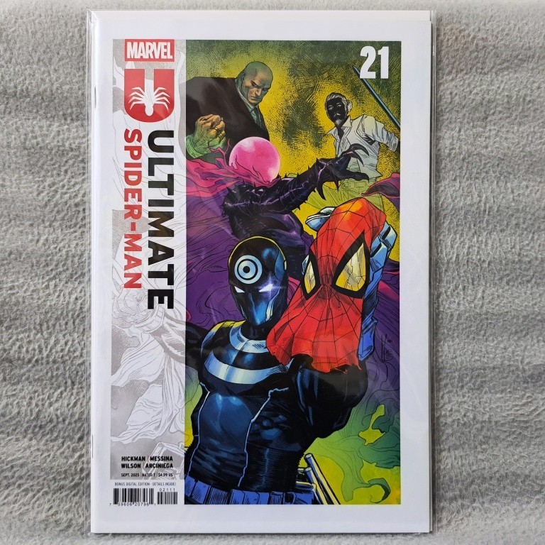 Ultimate Spider-Man 21 (2024 Marvel Comics) Jonathan Hickman, David Messina (ULTITYPIDEY)