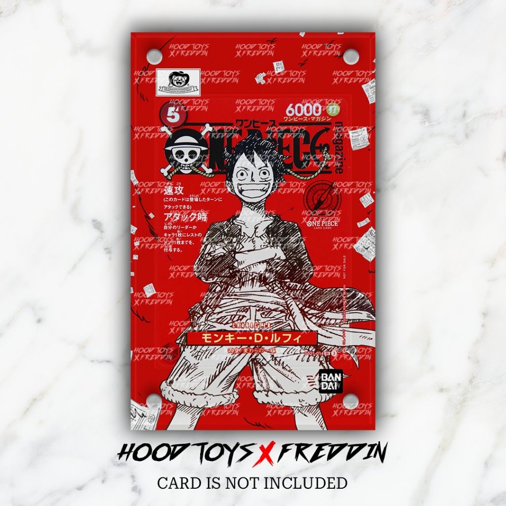 LUFFY MAGAZINE FULL ART FRAME [ONE PIECE TCG]