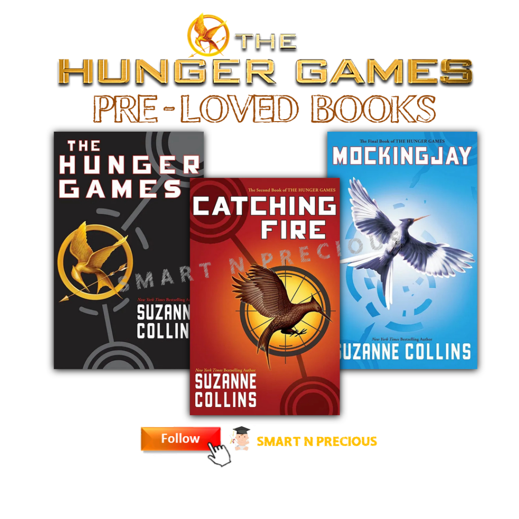 Preloved The Hunger Games Catching Fire MockingJay English Dystopian หนังสือนิทานนวนิยายสําหรับผู้ให