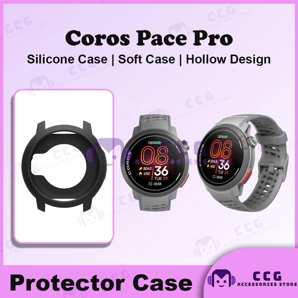 Coros Pace Pro Case Silicone Hollow Design Coros Watch Pace Pro Soft Case Coros Watch Accessories