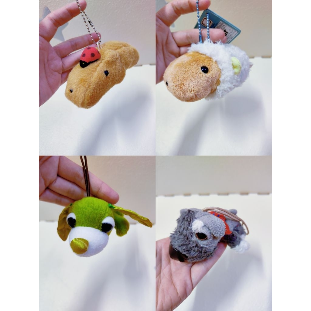 พวงกุญแจมาสคอต Preloved SKC60 Capybara-san Kapibarsan The Dog Ryoku สุนัขชาเขียว Ocha-ken