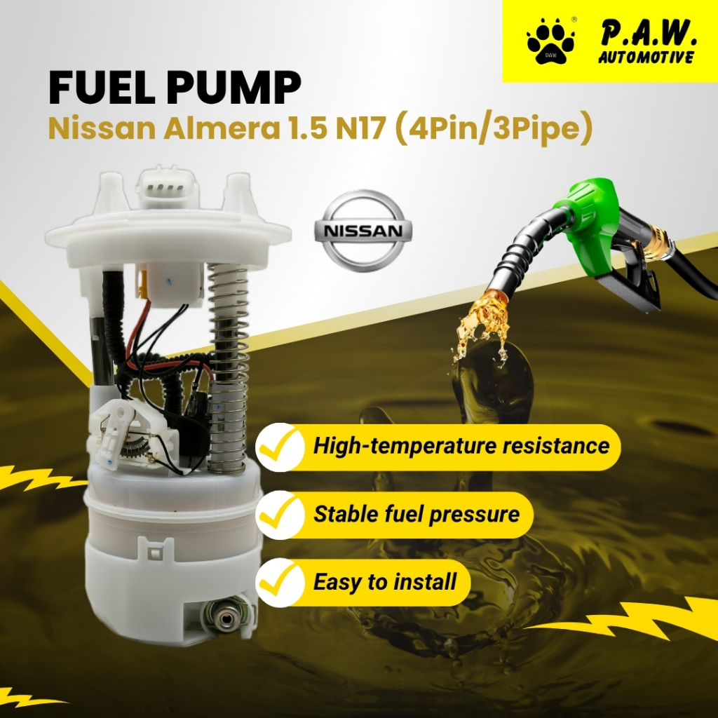 17040-14J0B ปั๊มน้ํามันเชื้อเพลิง PAW - Nissan Almera N17L 1.5 (17040-1HJ0B)