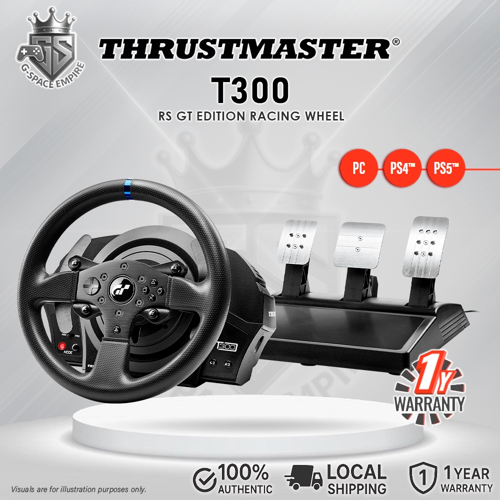 Thrustmaster T300 RS GT Edition พร้อม HART เทคโนโลยีที่แม่นยํา Hall Effect PS3 / PS4 / PS5 / PC