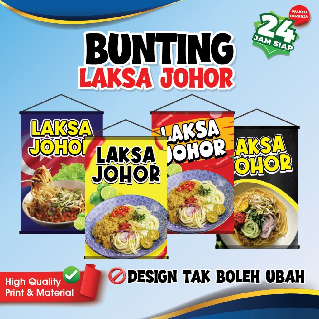 BUNTING LAKSA JOHOR DESIGN BUNTING NIAGA