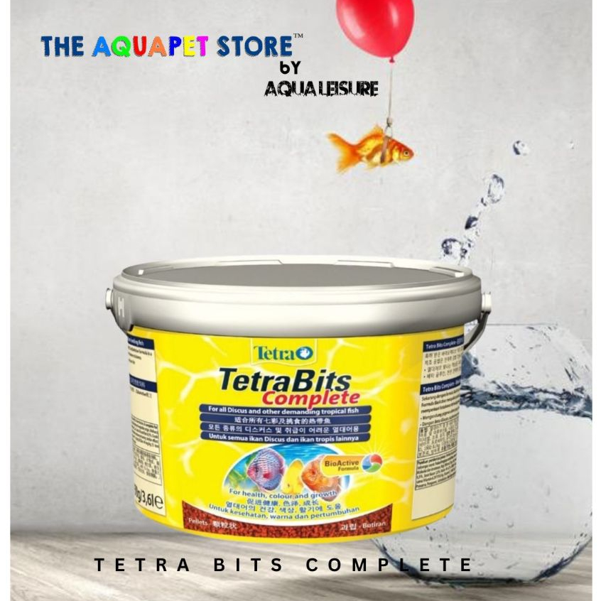 3.6L/ 1150g TETRA BITS แพ็คอาหารสมบูรณ์