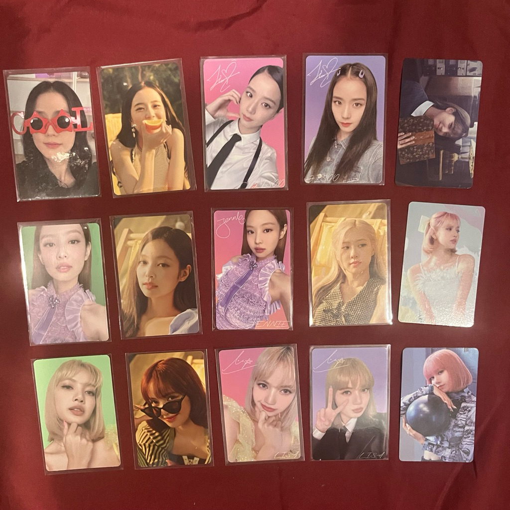Blackpink The Game Ost - Reve & Stella Photocard (Jisoo Jennie Rosé Lisa Photocard)