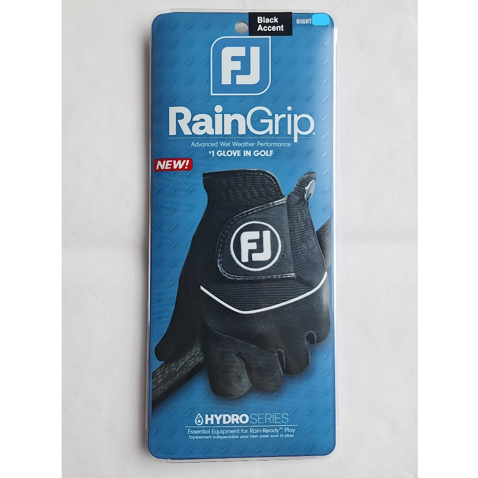 Footjoy Raingrip ถุงมือกอล์ฟผู้ชายขวา ( เพื่อสวมใส่มือขวาสําหรับนักกอล์ฟมือซ้าย) Untuk Golfer Kidal