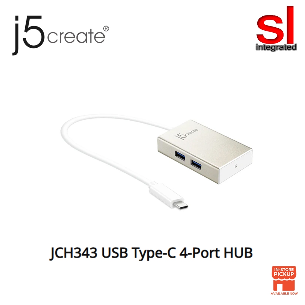 J5create USB Type-C 4-Port HUB (JCH343)