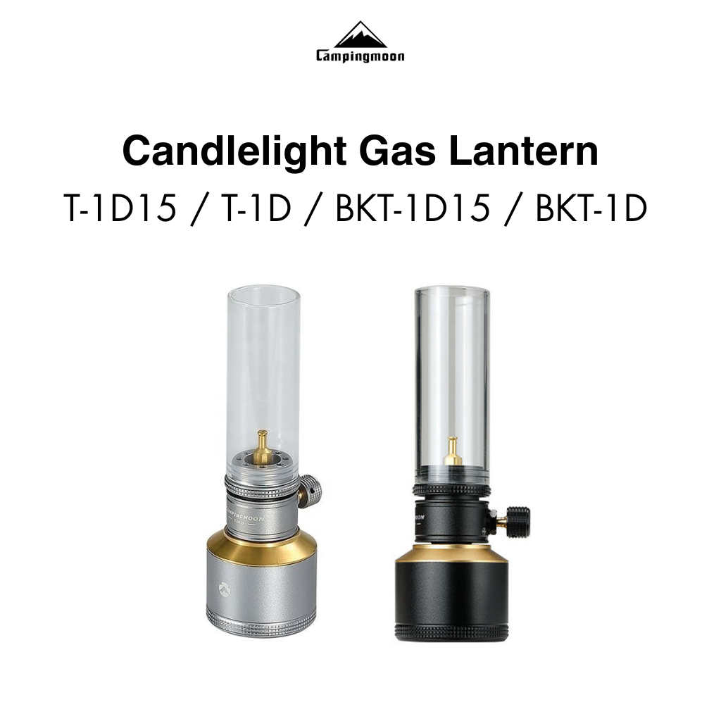 CAMPINGMOON ตะเกียงแก๊สแคมป์ปิ้ง แสงเทียน Lampu Polita Gas T-1D15 / T-1D / BKT-1D / BKT-1D15