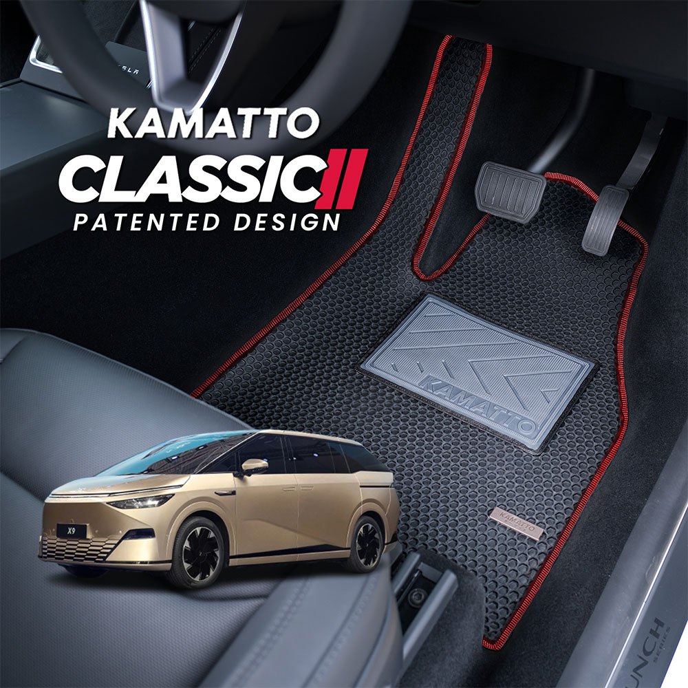 Kamatto Classic Xpeng X9 H93 7 ที่นั่ง (2025-ปัจจุบัน) พรมปูพื้นและพรมรถยนต์