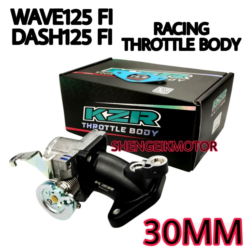DASH125 FI WAVE125 FI RACING THROTTLE BODY 30MM KZR TB DASH125 FI W125 FI