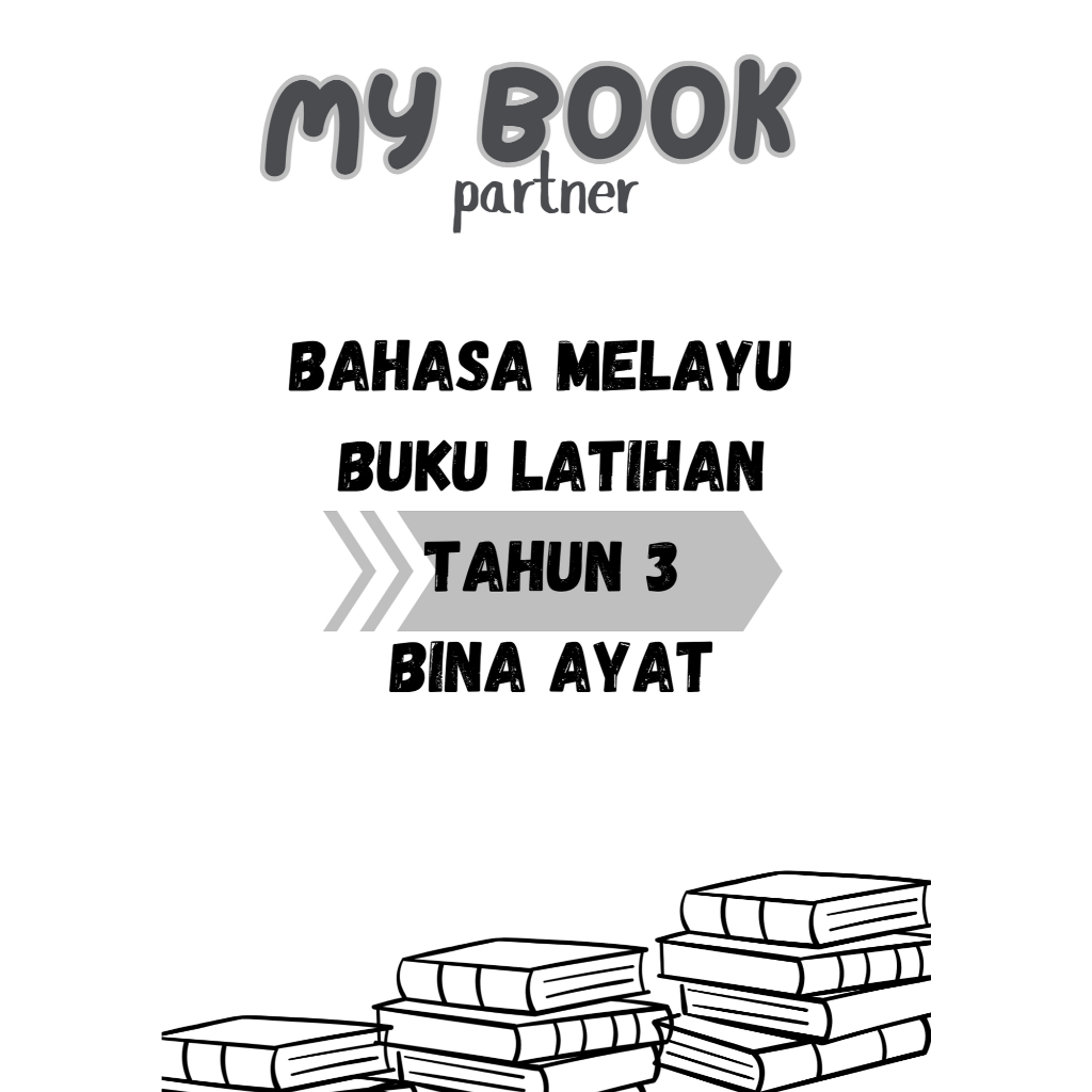 MB0013 มาเลเซีย YEAR 3 BINA AYAT EXERCISE PRINTED PAGES A5 กระดาษ
