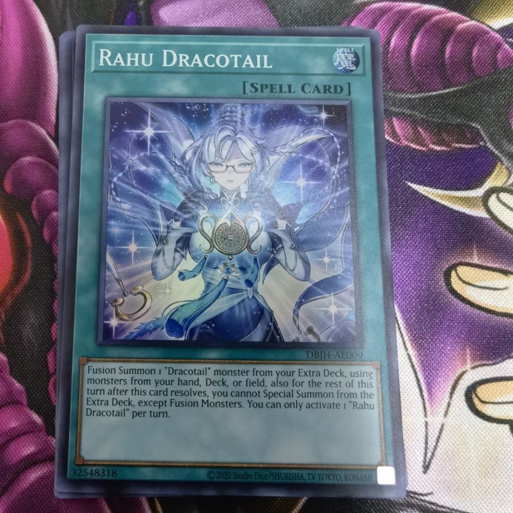 Yugioh Rahu Dracotail SR DBJH-AE009