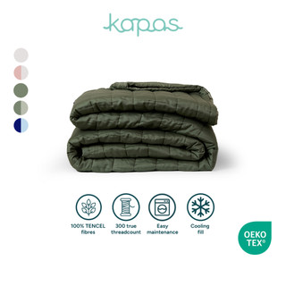 KAPAS LUXE | Quilted Comforter | TENCEL | 300TC | Super Single / Queen / King / Super King