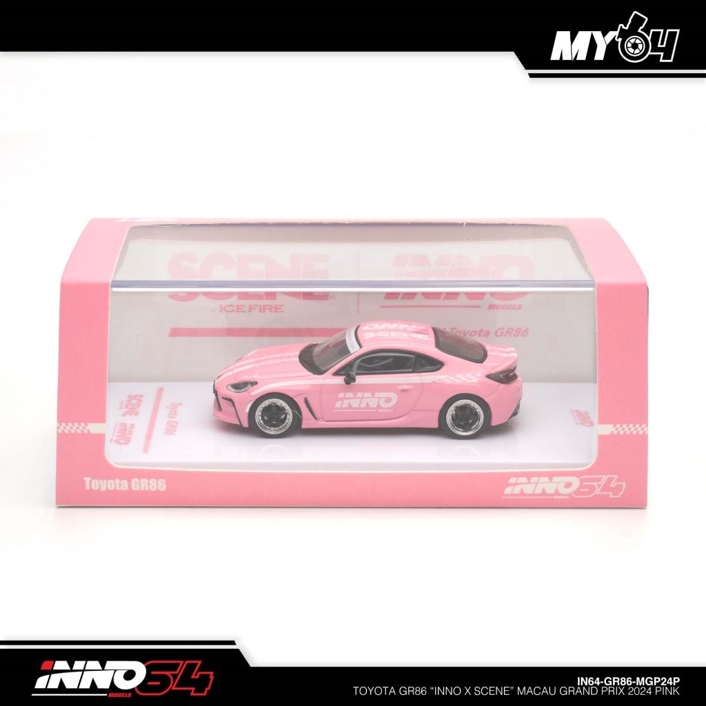 [INNO64]	Toyota GR86 "Inno x Scene" Macau Grand Prix 2024 Pink	IN64-GR86-MGP24P	D117