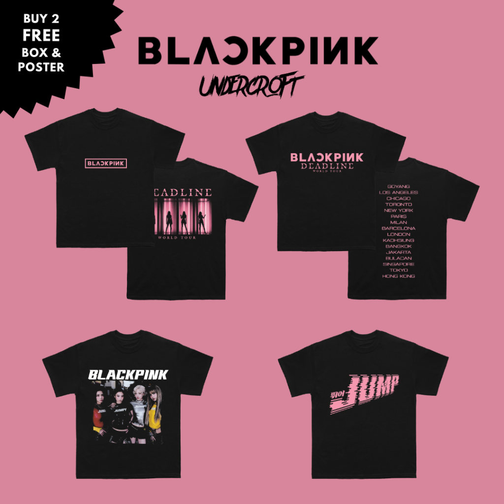เสื้อยืด DEADLINE TOUR ของ BLACKPINK