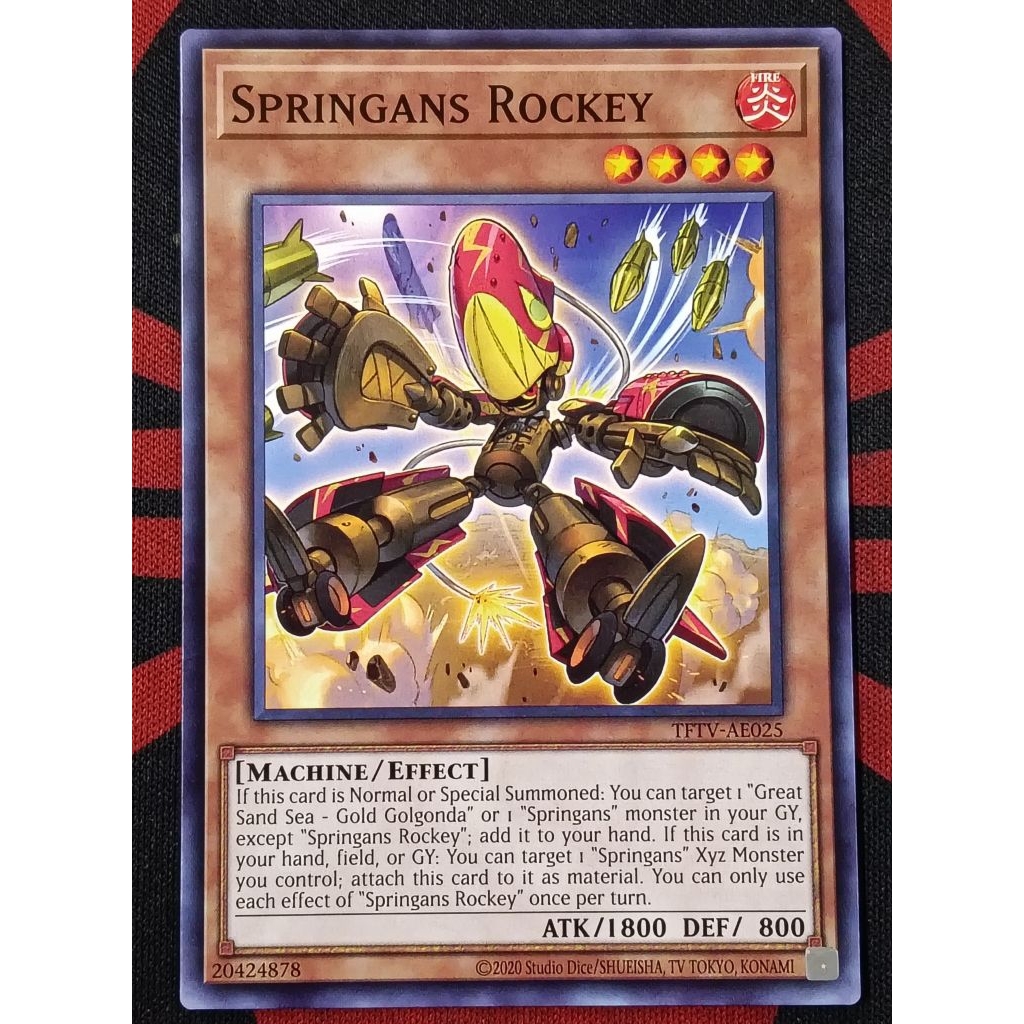 YUGIOH KONAMI TFTV-AE025 Springans Rockey (C)