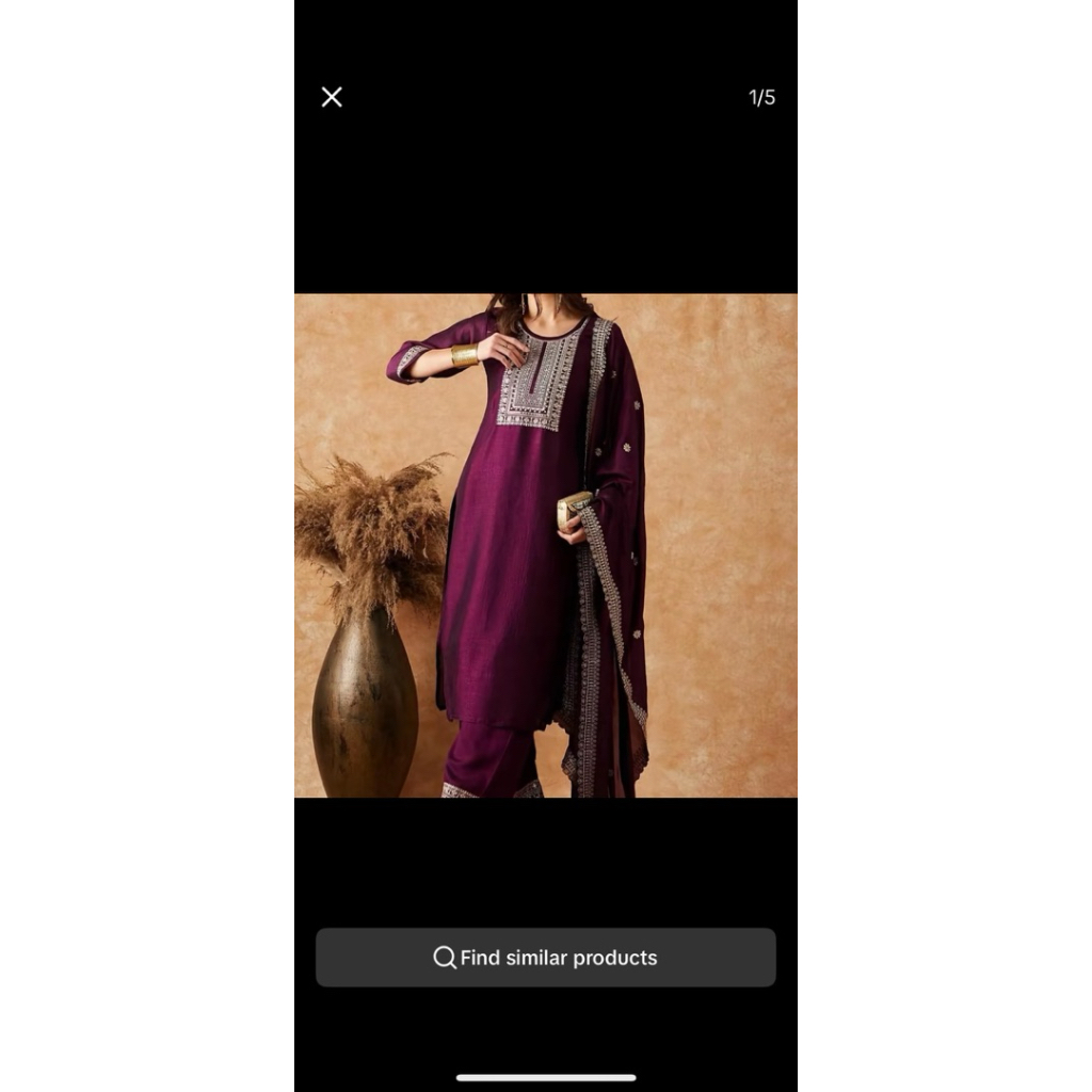 EMBROIDERY KURTIS พร้อมกางเกง SAHARA