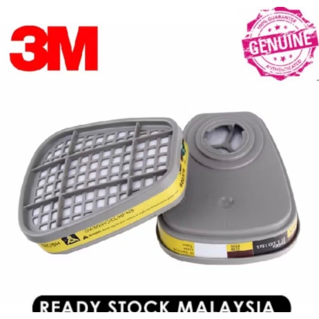 Cartidge 3M 6003 ไอออร์แกนิกสําหรับแก๊สและอะซิด