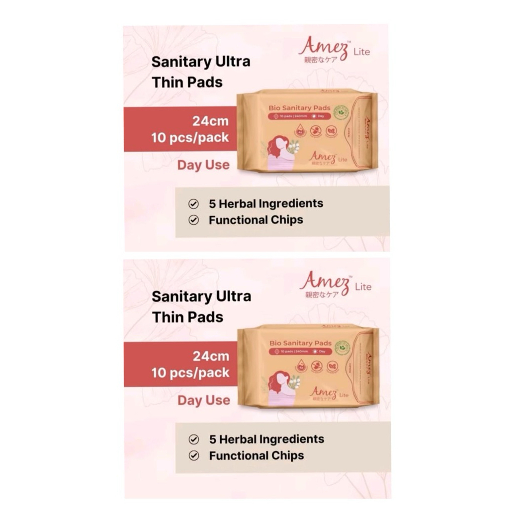 Amez Lite Day(240mm)Herbal Functional Pad Combo 2pack