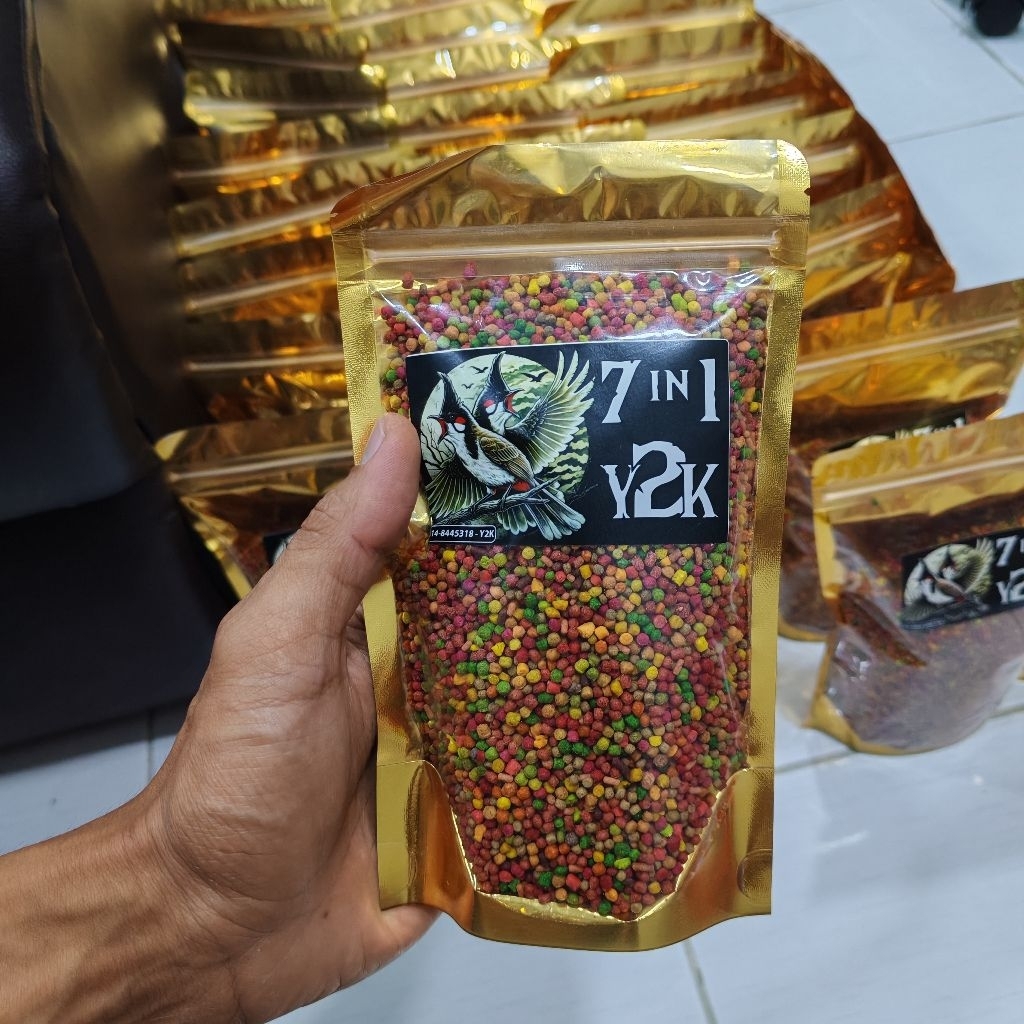 7in1 Y2K - Direct เจ้าของ Y2K Pet Shop Mulong, 7 in 1 Fruit Bran Y2K, Mix รําผลไม้ 7 ชนิด, Finnver-G