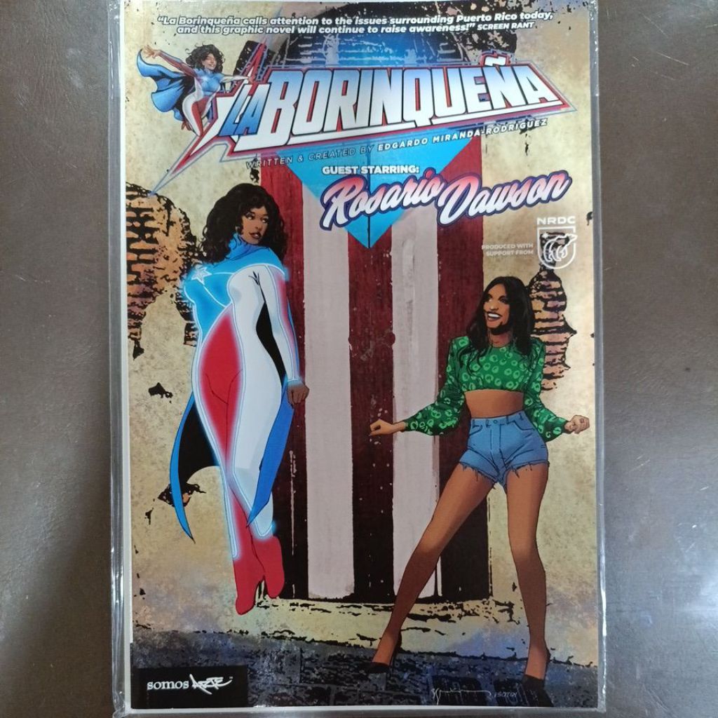 Somos Arte LLC Comics La Borinquena Starring Rosario Dawson