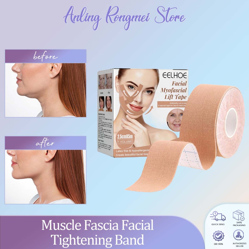 Eelhoe Facial Myofascial Lift Tape เทปใบหน้าสําหรับริ้วรอย Face Tape Lift Firming Anti Wrinkle