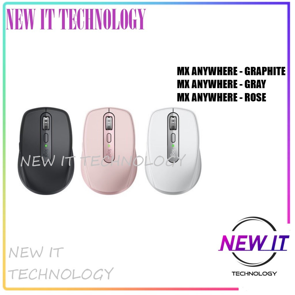 LOGITECH MX ANYWHERE 3 / ANYWHERE 3S WIRELESS COMPACT PERFORMANCE MOUSE (USB-C,4000 DPI,BLUETOOTH)