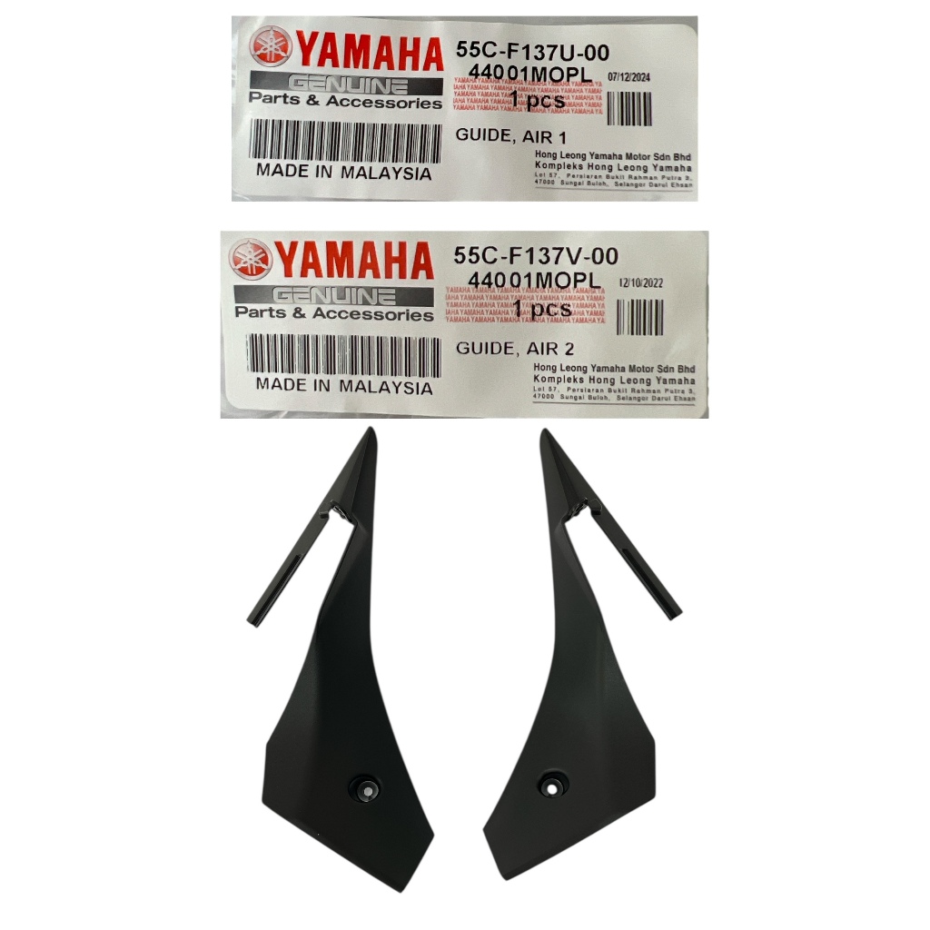 🩷55C-F137U-00 55C-F137V-00 Yamaha 135LC V2 V3 V4 V5 V6 V7 Inner Hitam Air Guide -1SET
