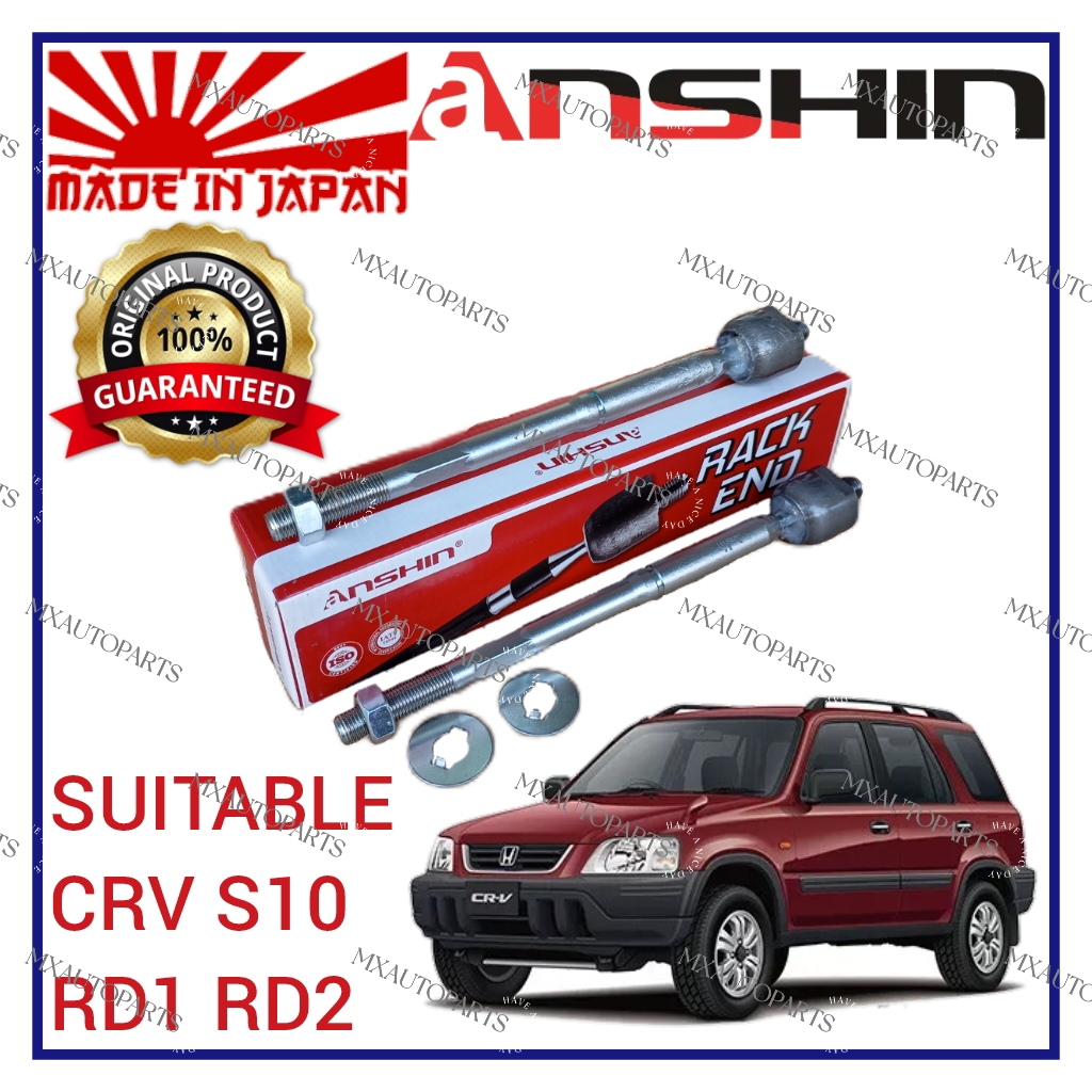 ANSHIN JAPAN RACK END HONDA CITY CRV CR-V S10 RD1 RD2 RD3 RACK END SET