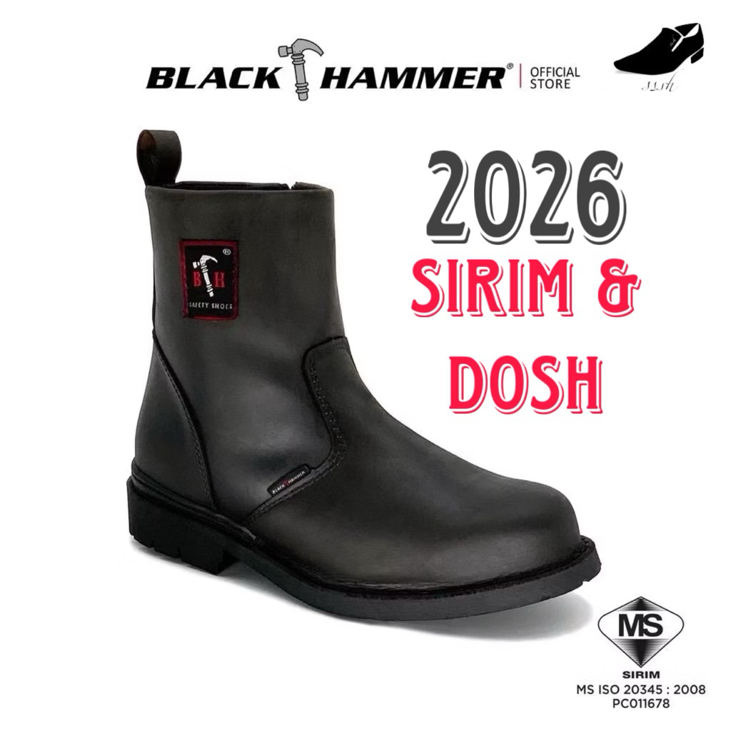 👞 [ราคาสุดพิเศษ !!! 🔥] รองเท้าเซฟตี้ BLACK HAMMER BH 4664 Series BH4664
