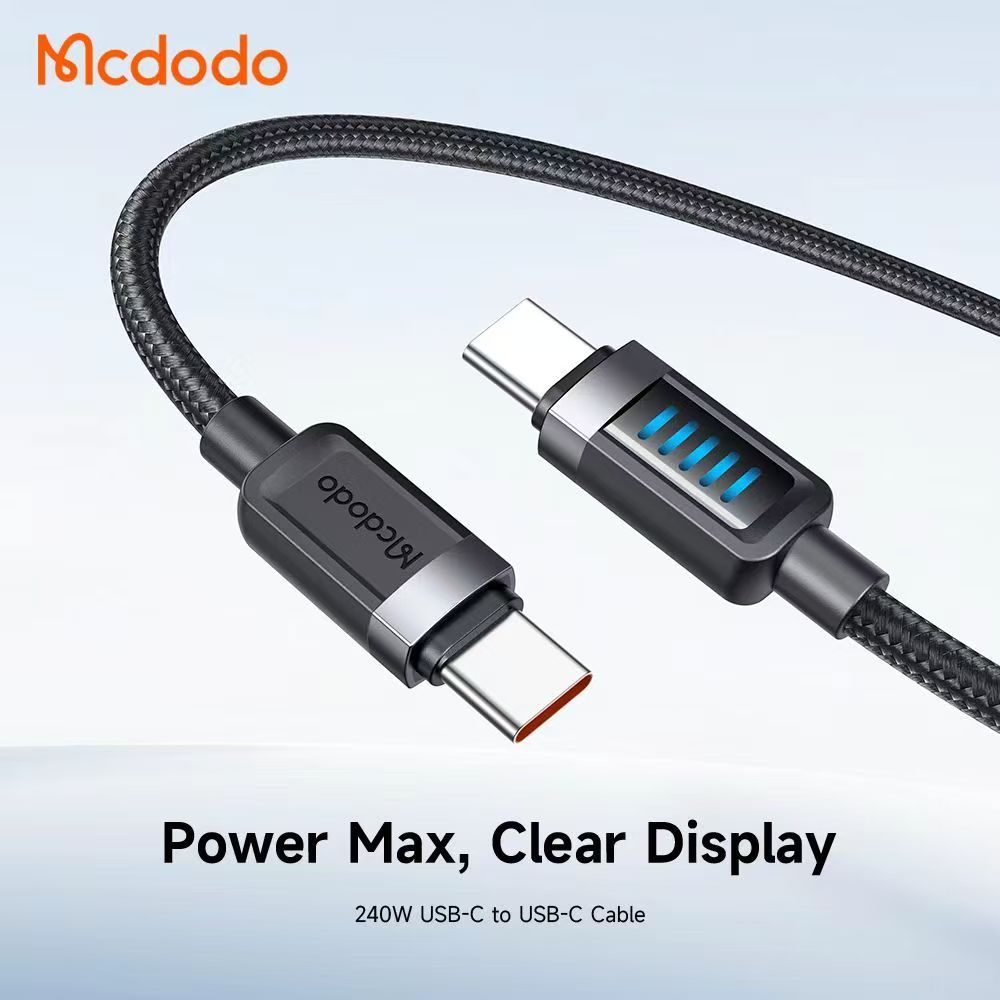 MCDODO CA-035 240W PD USB Data Cable / 240W Super Fast Quick Charging / ทนทานไนลอนถัก