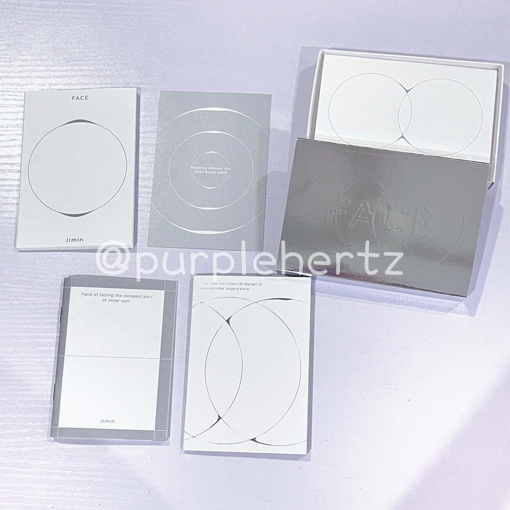 อัลบั้ม BTS Jimin FACE เวอร์ชั่น Weverse