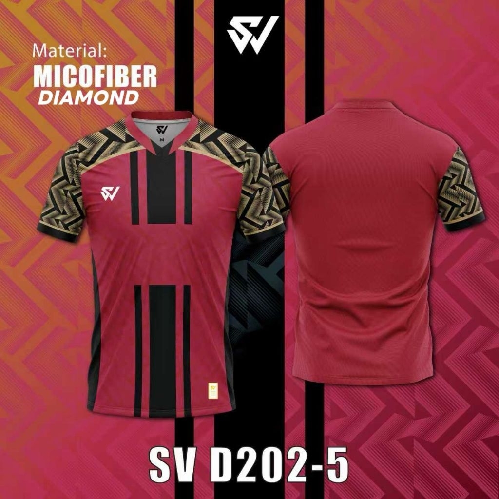 SV D202 JERSEY SV ออกแบบใหม่ /JERSEY EKSKLUSHIF/JERSI SUKAN /JERSEY TEAM/JERSI BOLA /JERSI FUTSAL กล