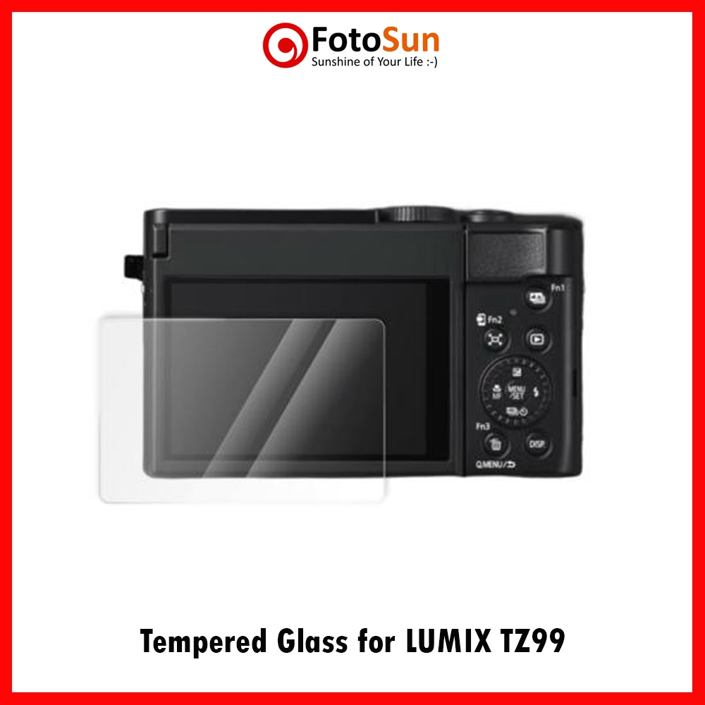 Panasonic Lumix TZ99 กระจกนิรภัย LCD