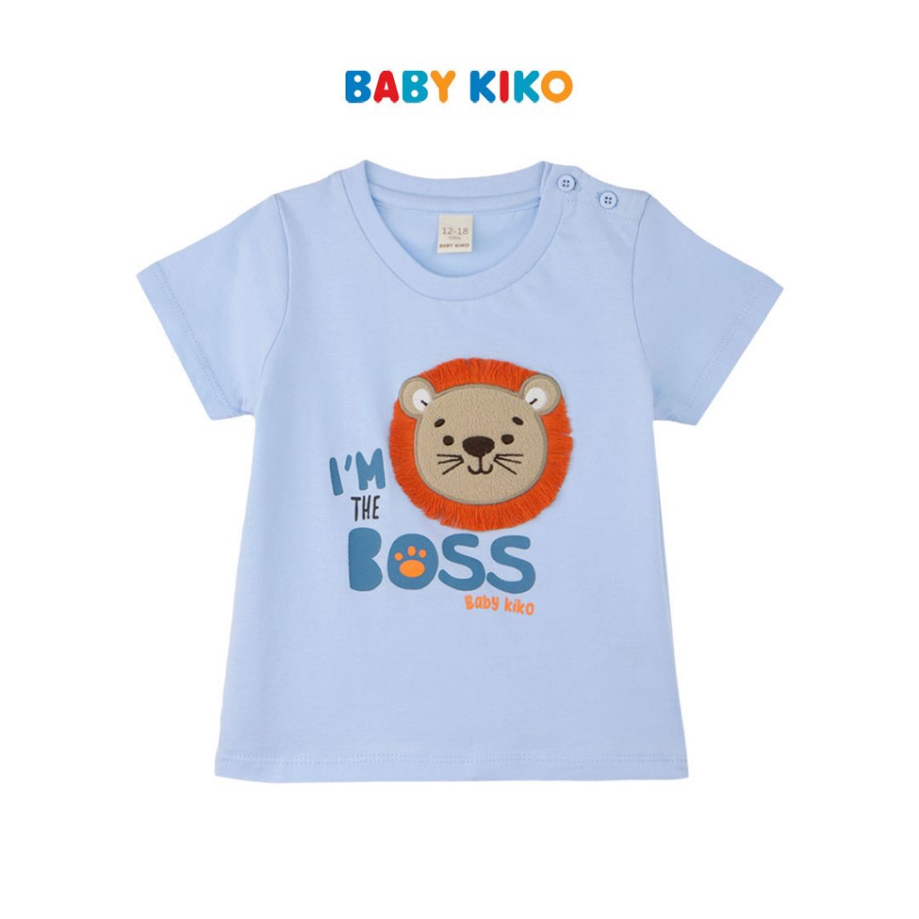 BABY KIKO เสื้อยืดคอกลม Boy Boss Lion 02-F00069