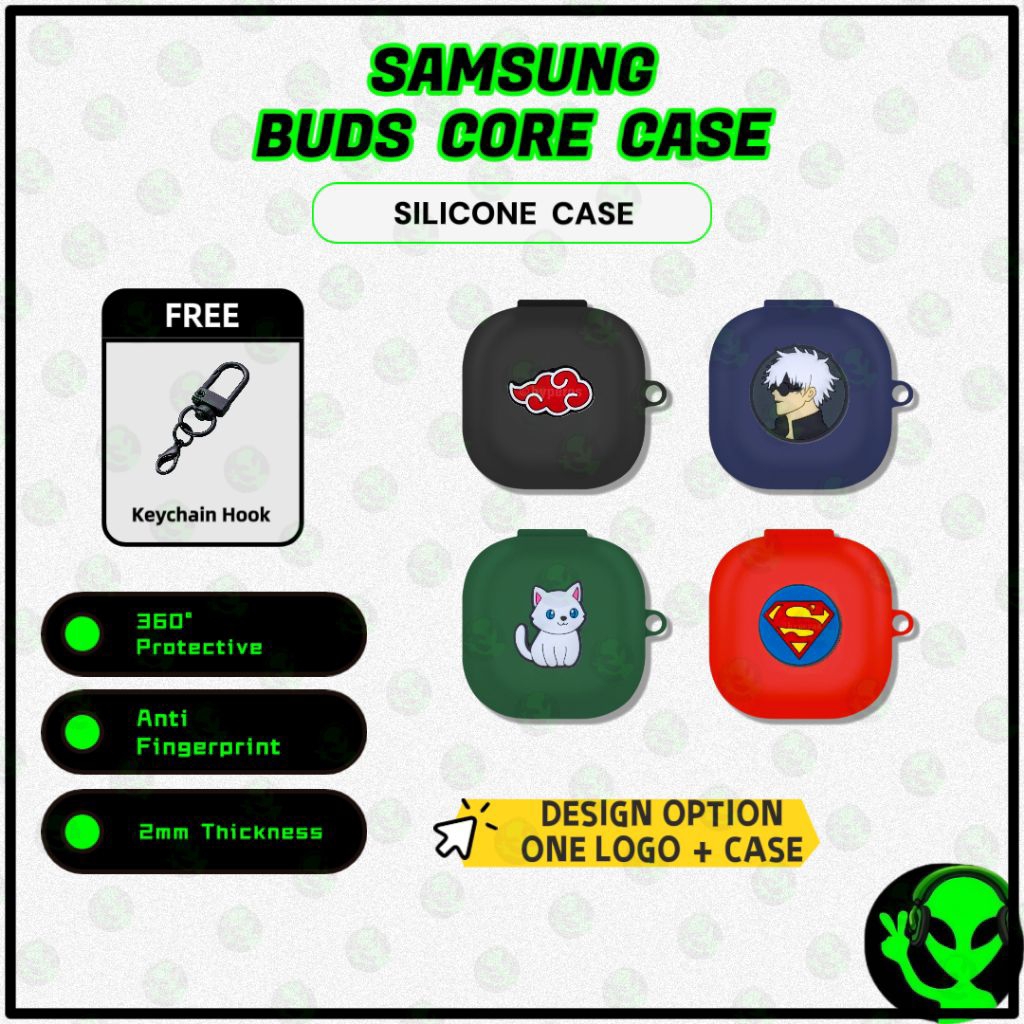 เคส Samsung Galaxy Buds Core Wireless Earbud Protective Shell เคสซิลิโคนอ่อนนุ่ม เคส Samsung Buds Co
