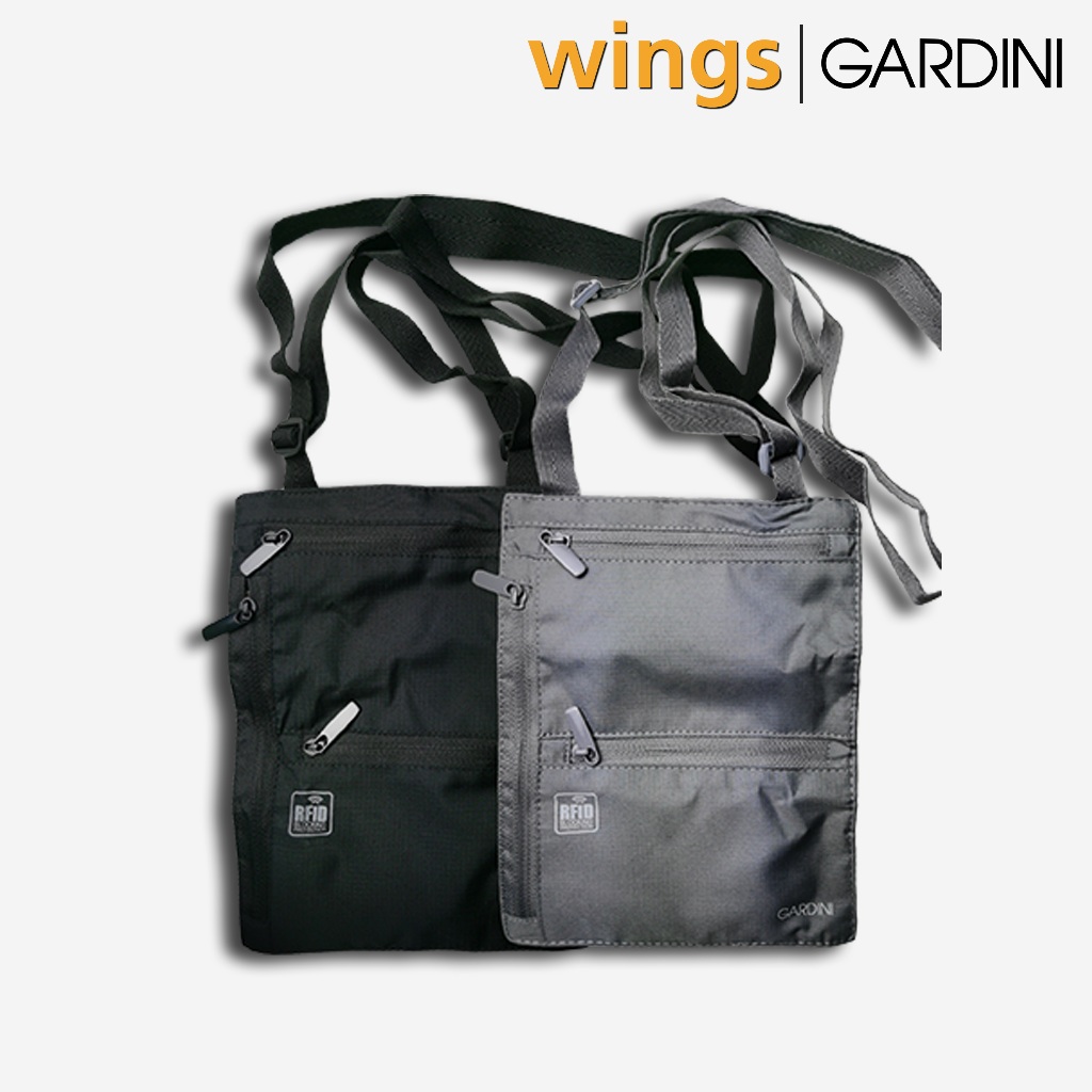 Gardini Beg Leher RFID - 67616 กระเป๋าคล้องคอรักษาความปลอดภัย RFID