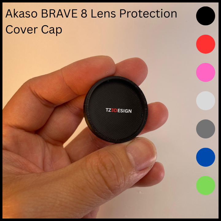TZ3DESIGN Akaso Brave 8 ฝาครอบเลนส์ [คุณภาพสูง] A0050