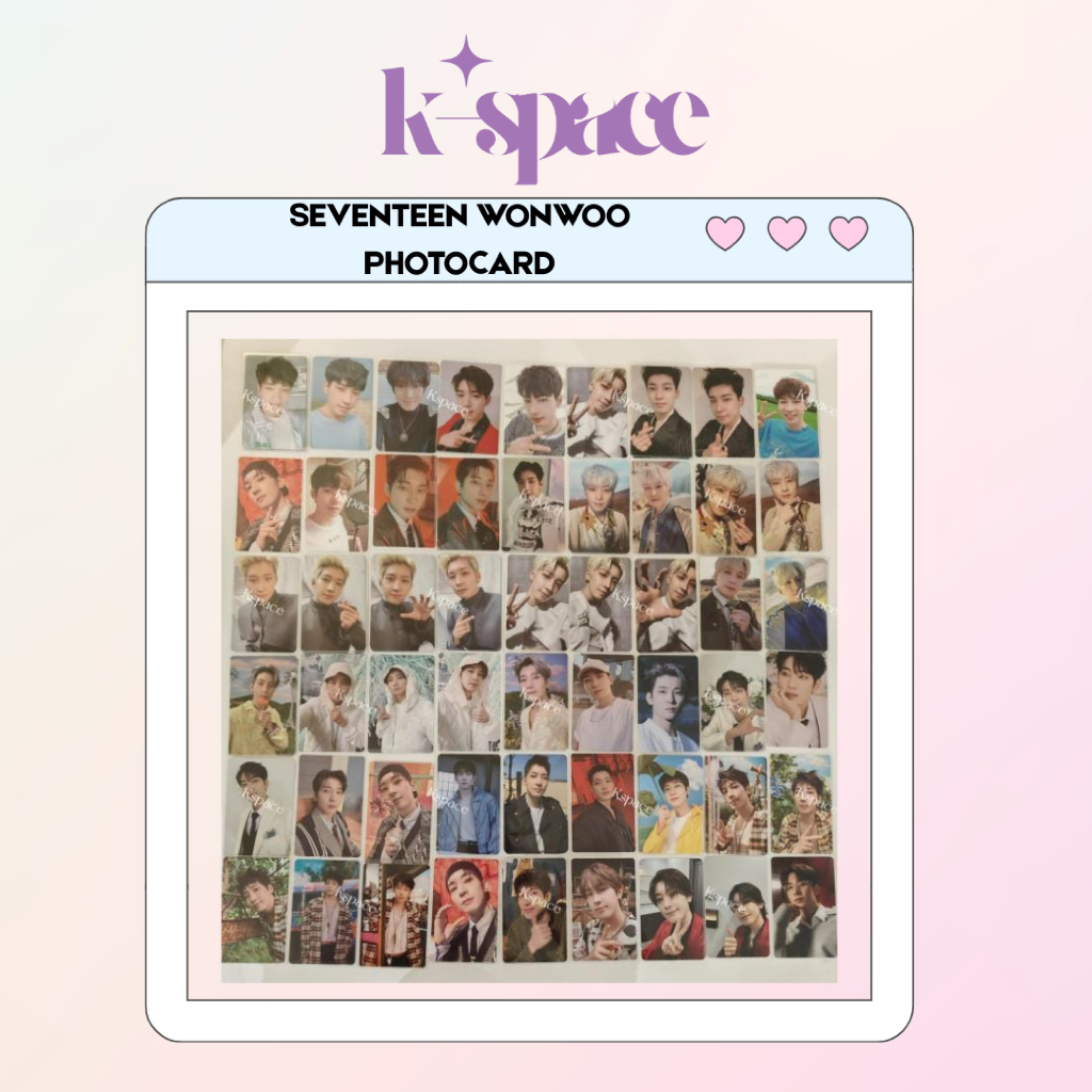 SEVENTEEN WONWOO โฟโต้การ์ด