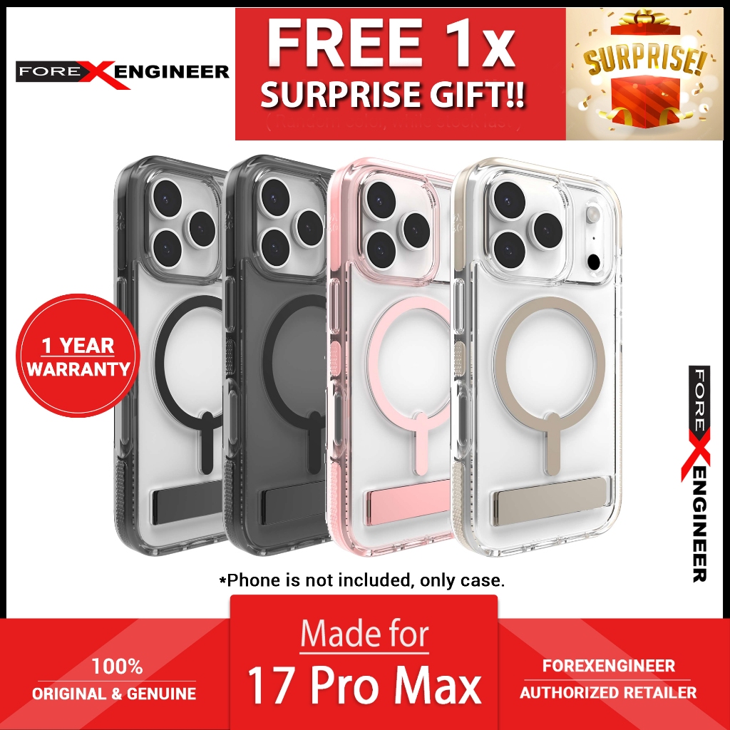 [ 17 Pro Max ] ZAGG Santa Cruz Snap Kickstand Magnetic Case