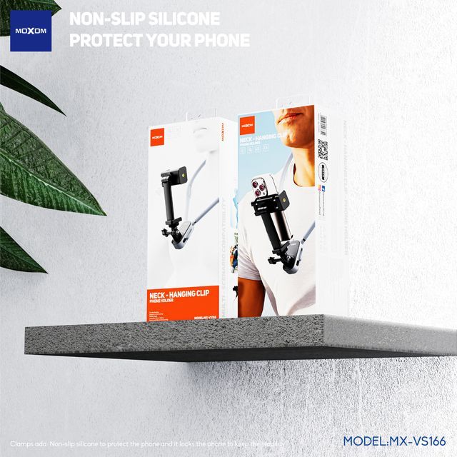 MOXOM MX-VS166 ที่ใส่โทรศัพท์คลิปหนีบคอ