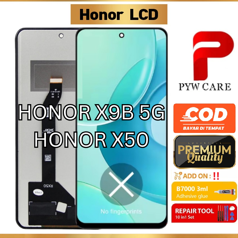 หน้าจอ LCD ที่รองรับสําหรับ Honor X9B 5G / Honor X50 หน้าจอ TFT LCD