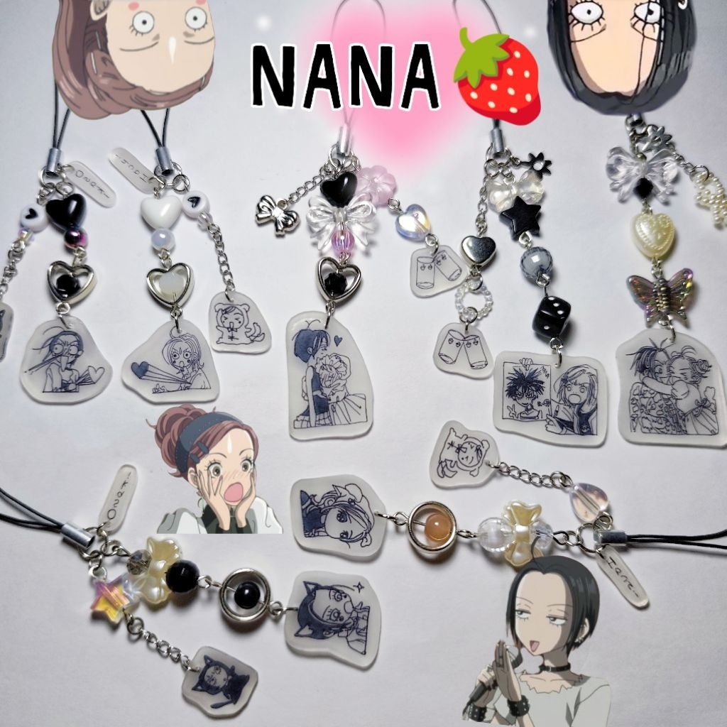 PuCaเคสโทรศัพท์Nana/nana osaki/nana komatsu/hachi/nana/น่ารัก/อะนิเมะ/มังงะ/รัก/สายโทรศัพท์เพื่อนที่