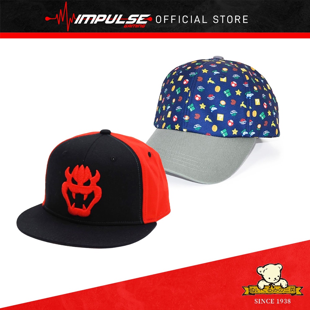 หมวก San-Ei: MA07 Mario Total Pattern / MA08 Bowser