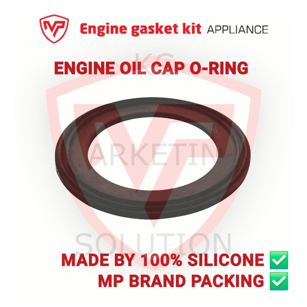 MP ฝาปิดน้ํามันเครื่องซิลิโคน O-Ring Saga Iswara 8V 12V / Satria 1.3 1.5 / Wira 1.3 1.5