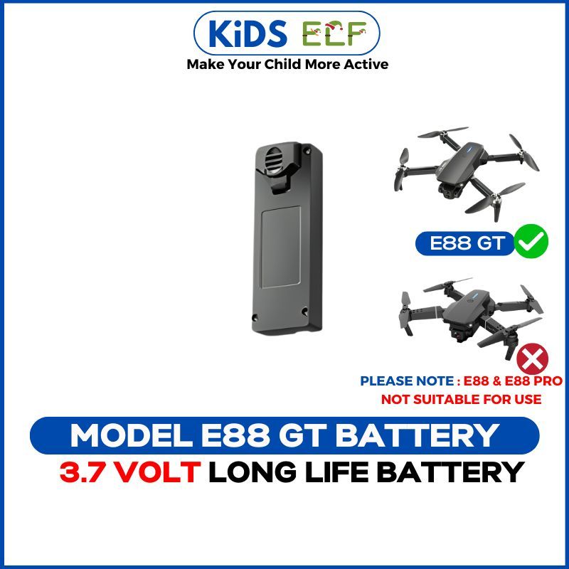 E88 Gt Drone Rechargeable long life แบตเตอรี่ 3.7v RC Quadcopter แบตเตอรี่ลิเธียม Drones Bateri Bate