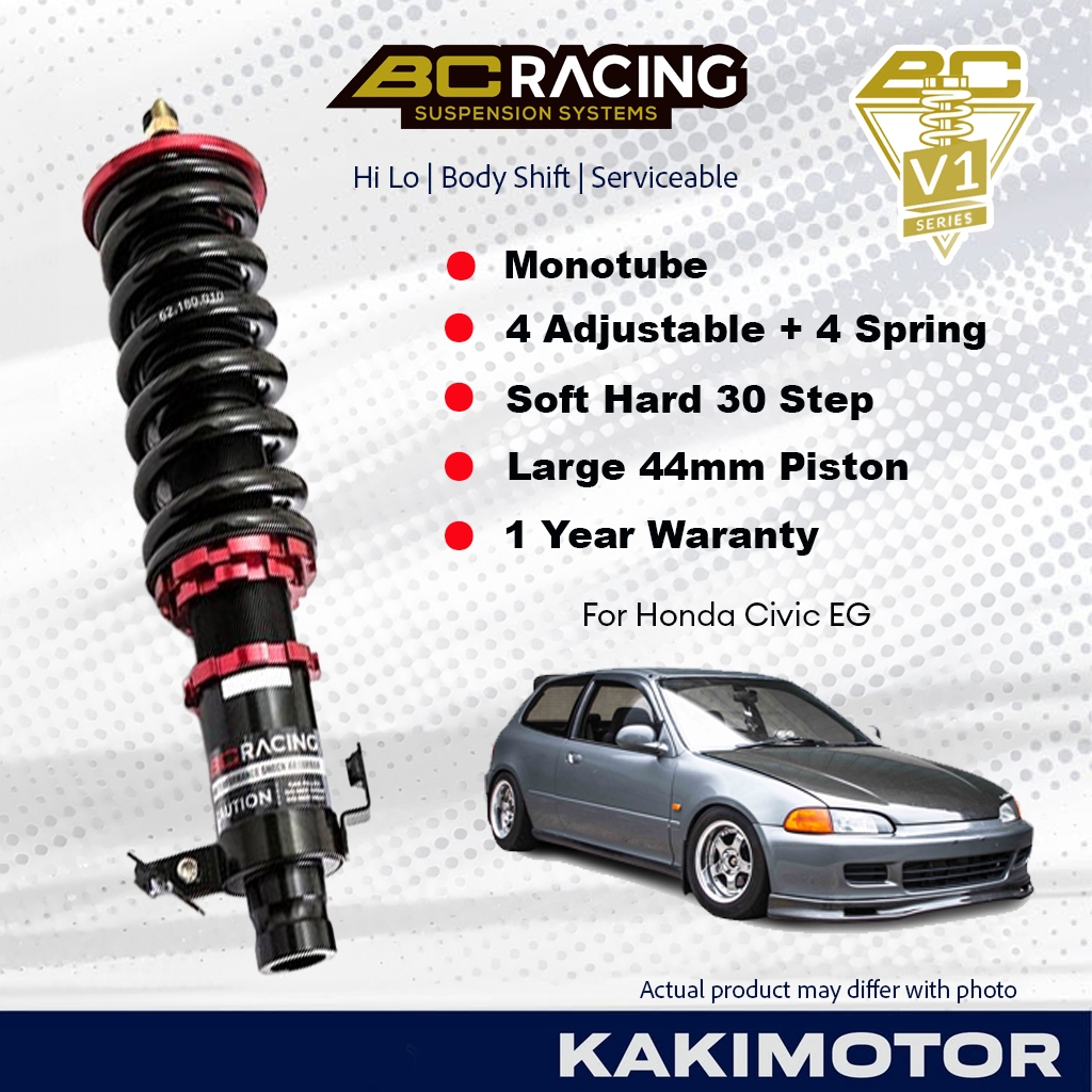 Honda Civic EG -BC Racing V1 ชุดช่วงล่างแบบปรับได้ (VA MODEL)