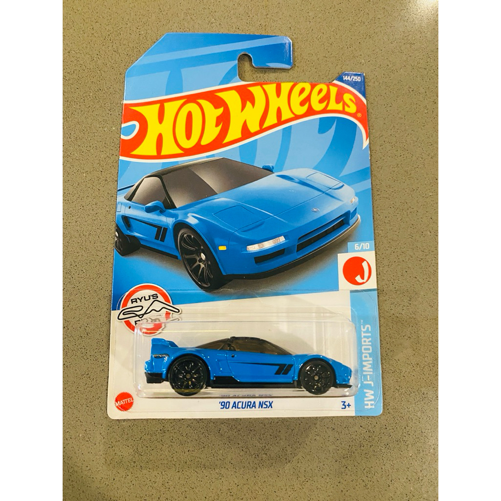 Hot Wheels 90 Acura NSX die-cast Japan Card