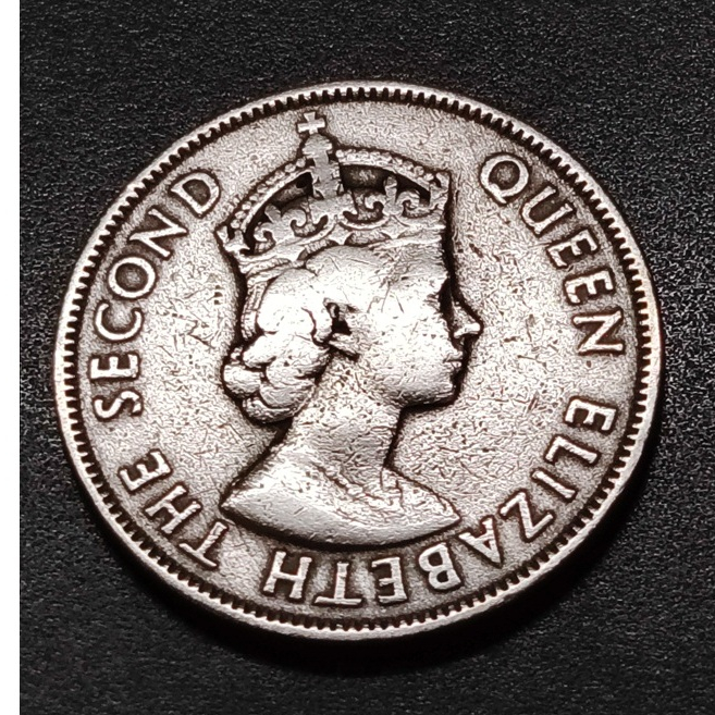 Cyprus Queen Elizabeth II 100 Mils 1955